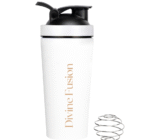 Divine Fusion Stainless Steel Shaker Bottle – Your Protein Wellness Companion - Image 2